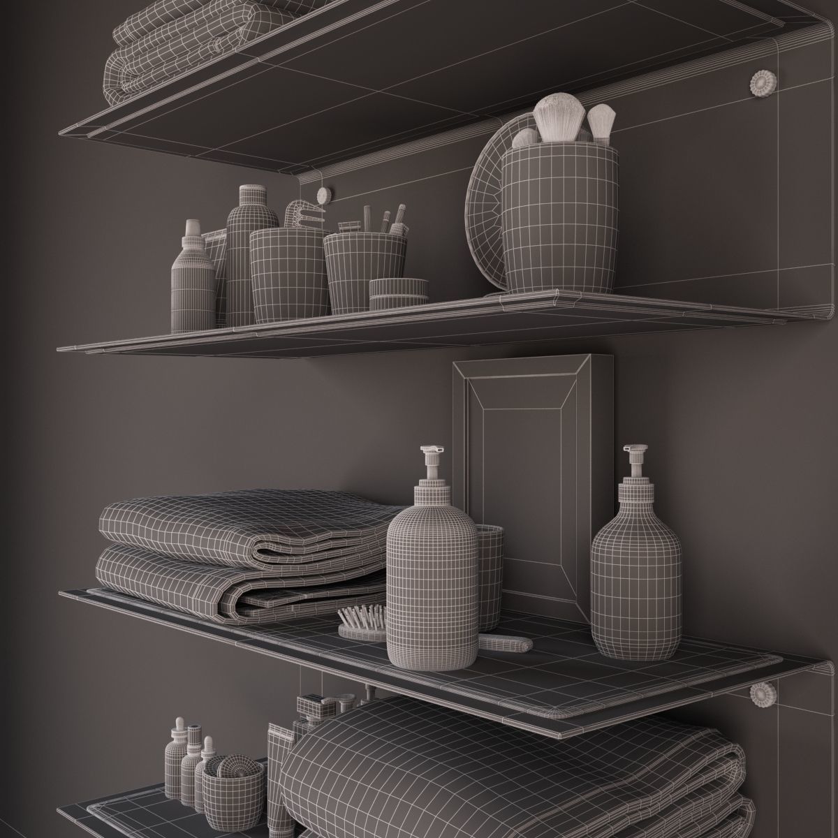 Cosmetic Set 01 3D model_7