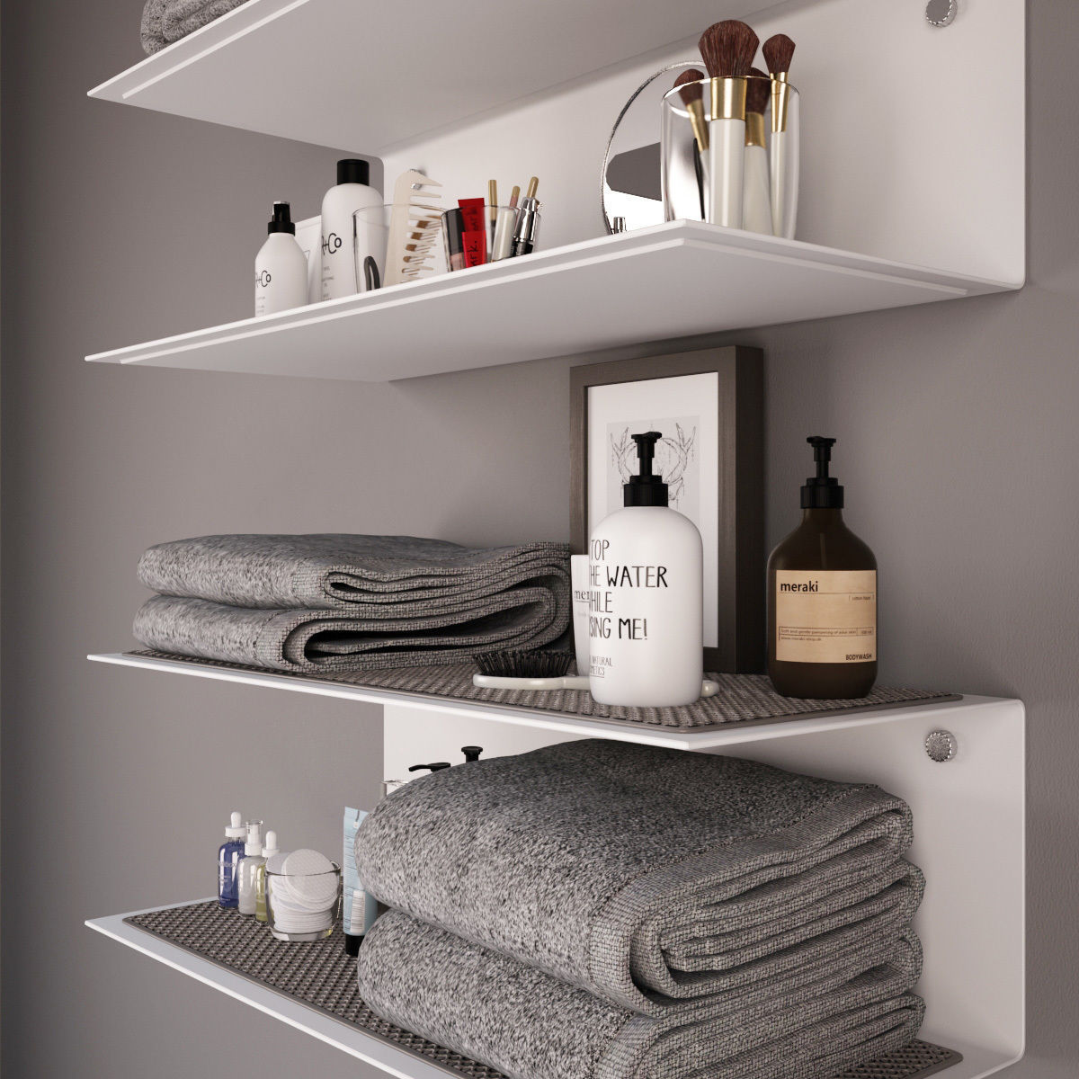 Cosmetic Set 01 3D model_1