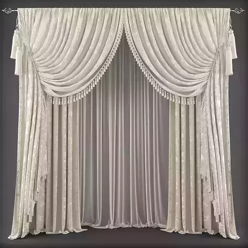 Curtain 3D model 363