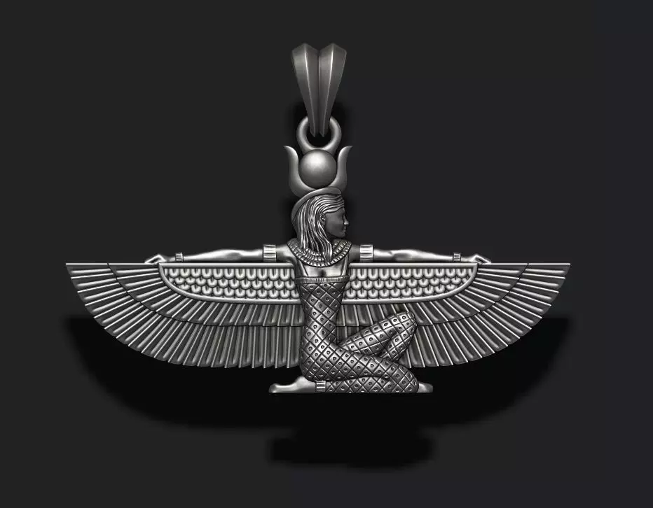 Isis pendant 3D print model_0