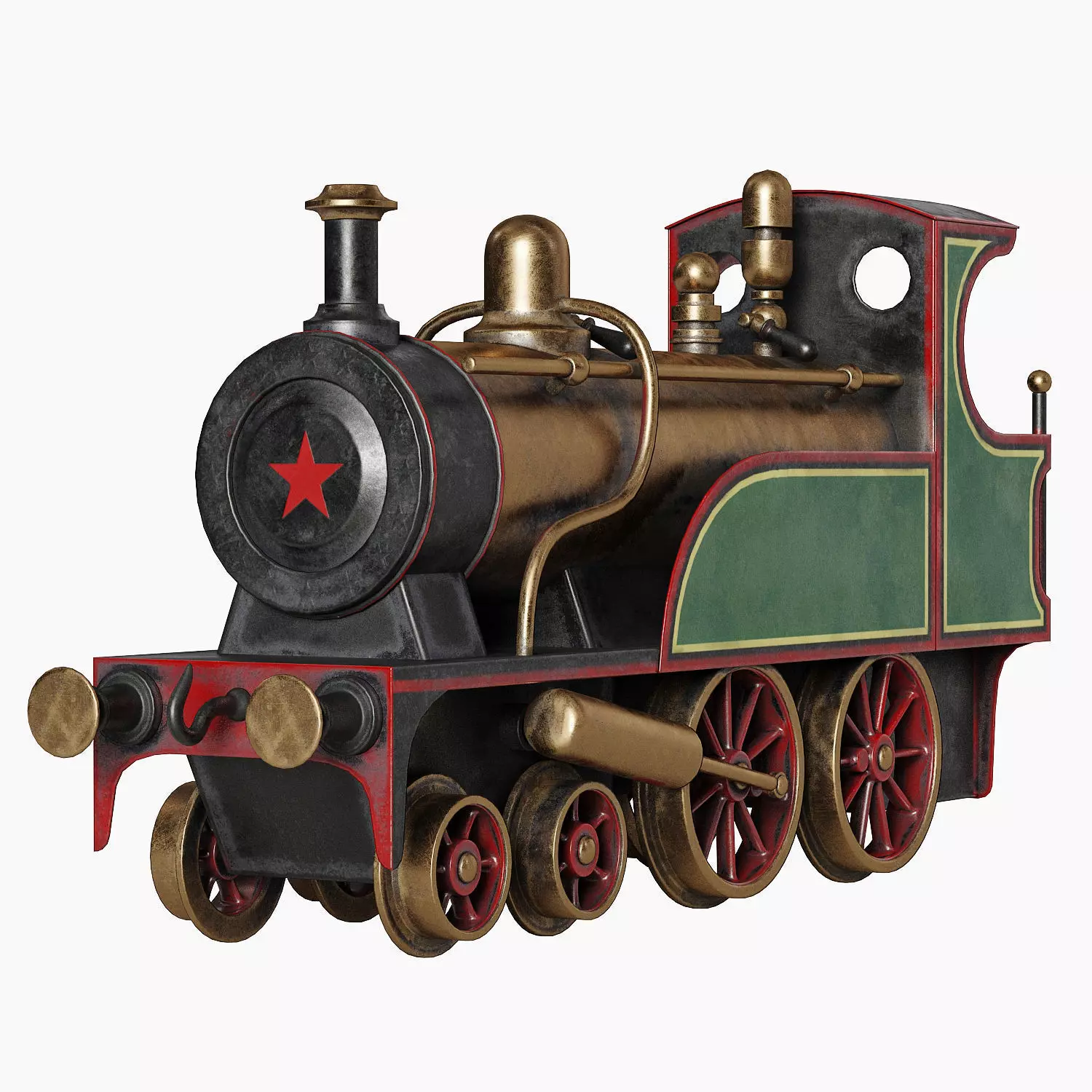 Vintage Train Toy 3D model
