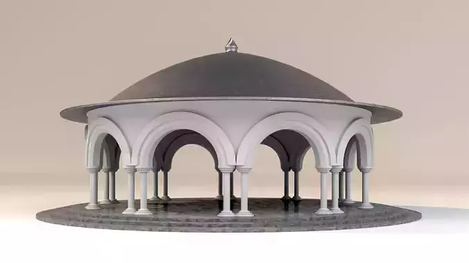 Dome architectural 3D model