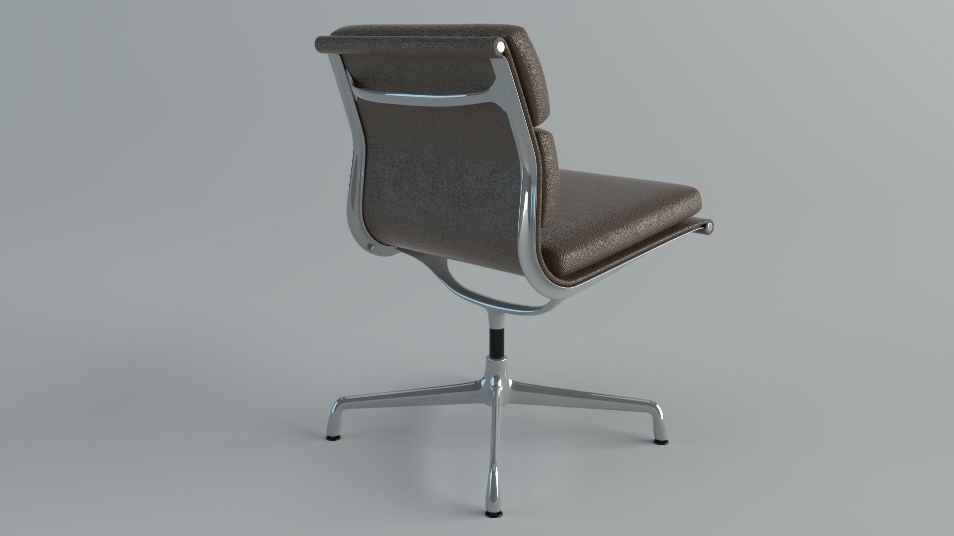 Chair vitra Soft Pad Low-poly 3D model_3