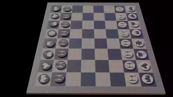 Chess Set - Game Asset