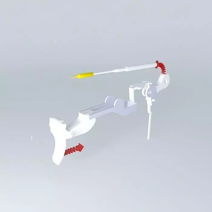 How a hand gun works Free 3D model