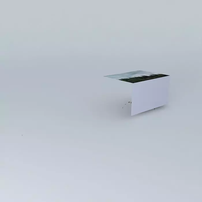 Forest cube with tree Free 3D model_0