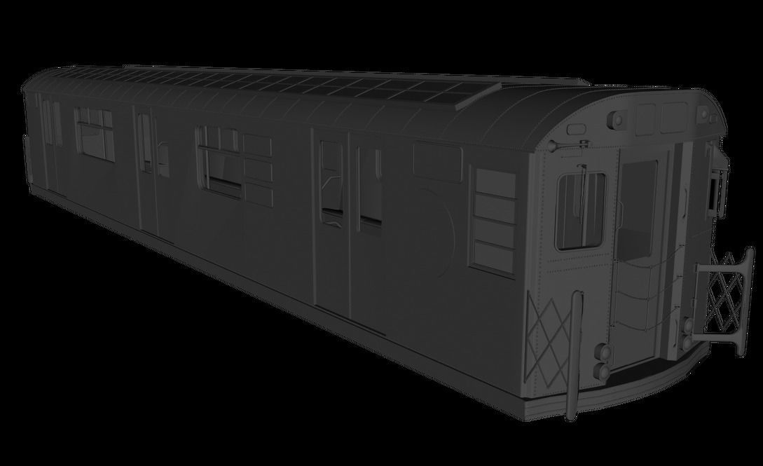 Subway Train Car R36 3D model_1