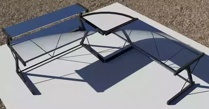 Glass Desk 1