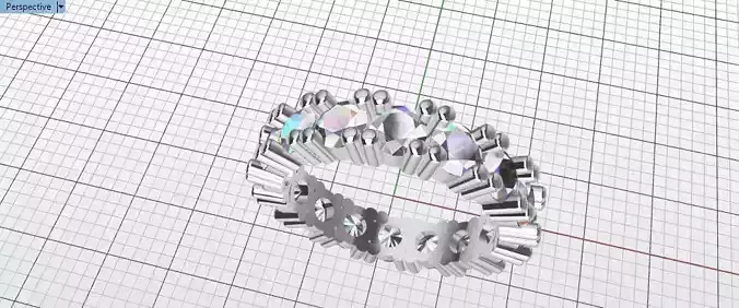 Eternity band 20 pt size 9