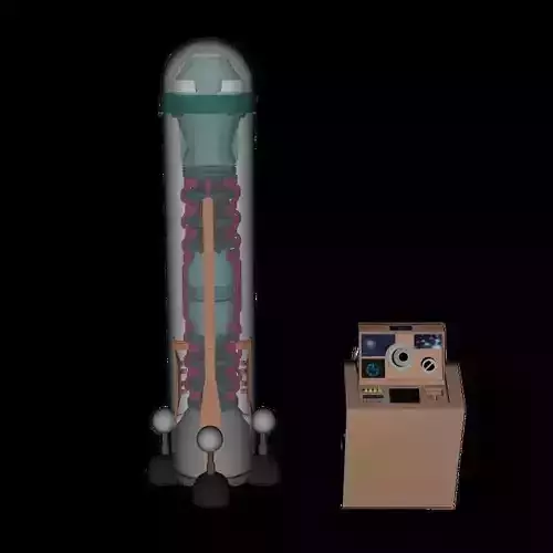 Delivery Device  Control Console 3D model