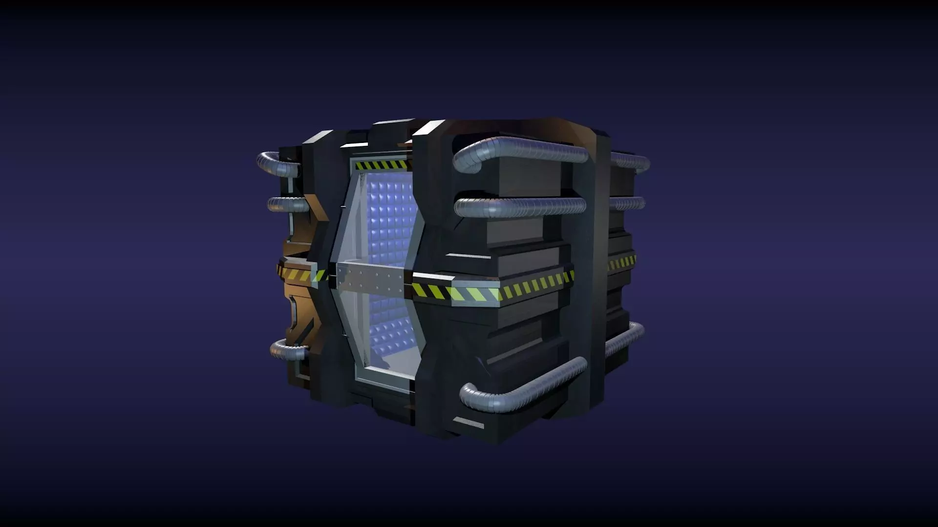 Pipeline Cell from The Flash Free 3D model_0