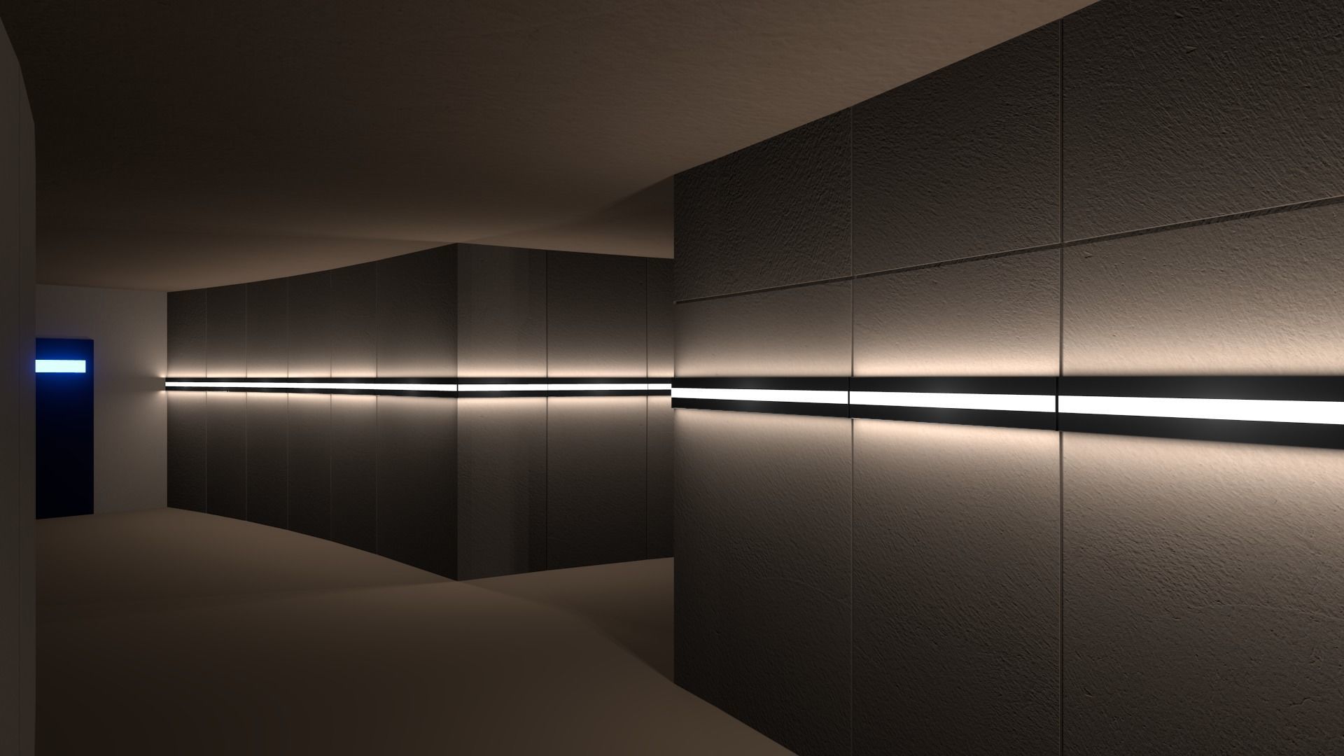 Speedlab-Corridors-hall from STAR Labs 3D model_7