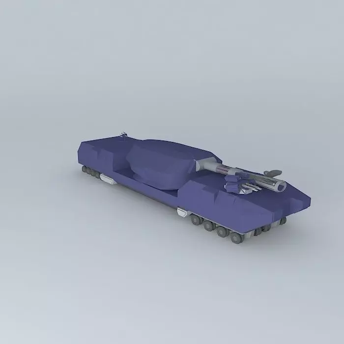 MPC Comet - Mobile Plasma Cannon on the conveyor Mamut Free 3D model