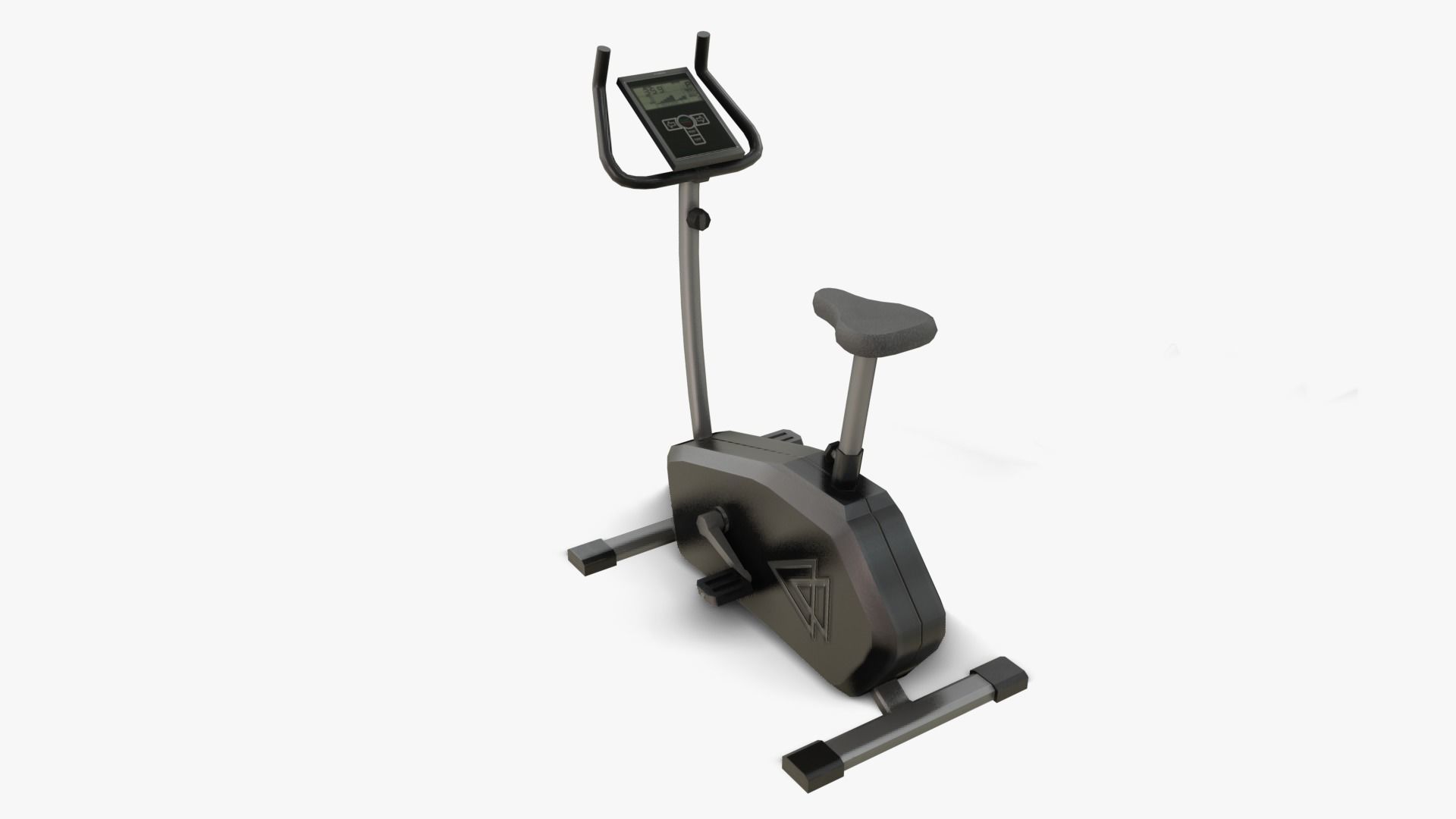 Gym Equipments Low-poly 3D model_7