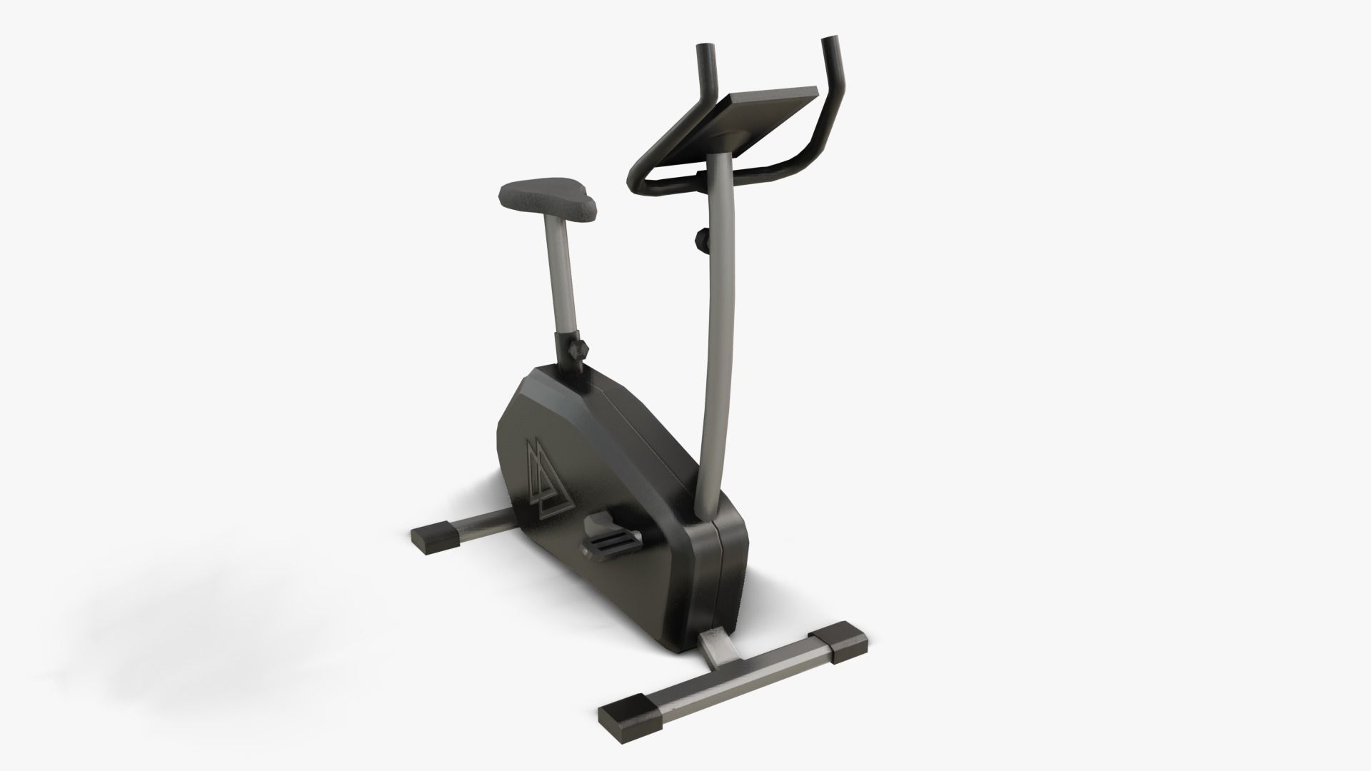 Gym Equipments Low-poly 3D model_6