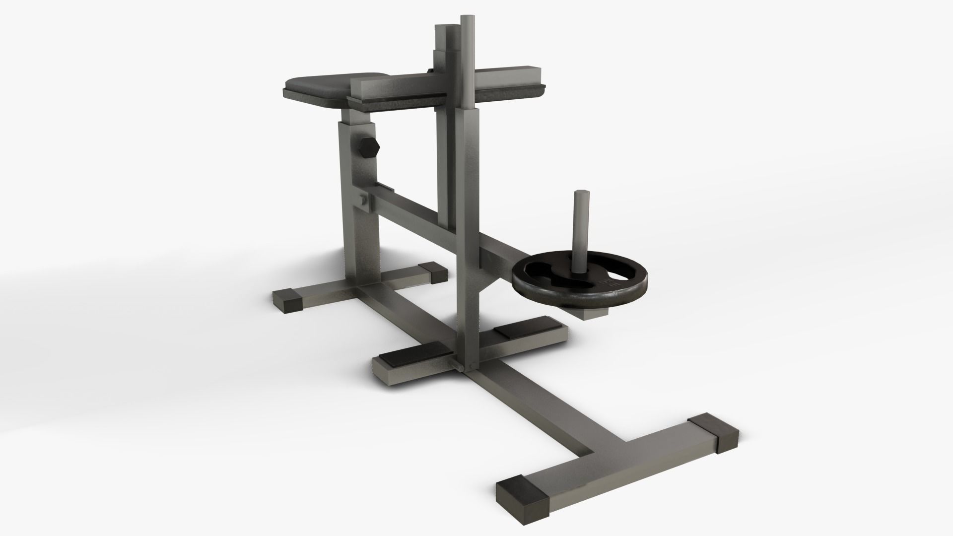 Gym Equipments Low-poly 3D model_26