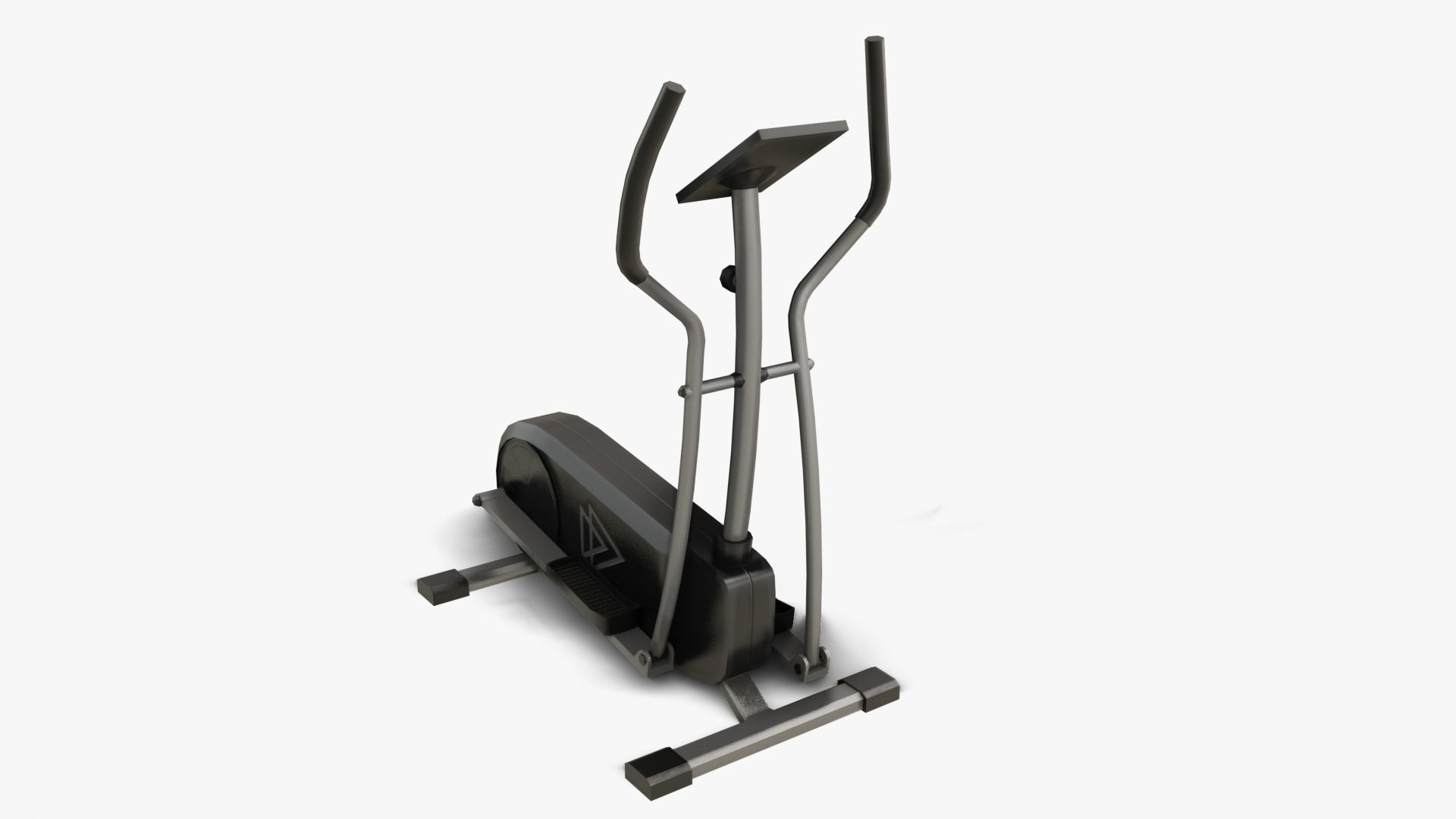Gym Equipments Low-poly 3D model_4