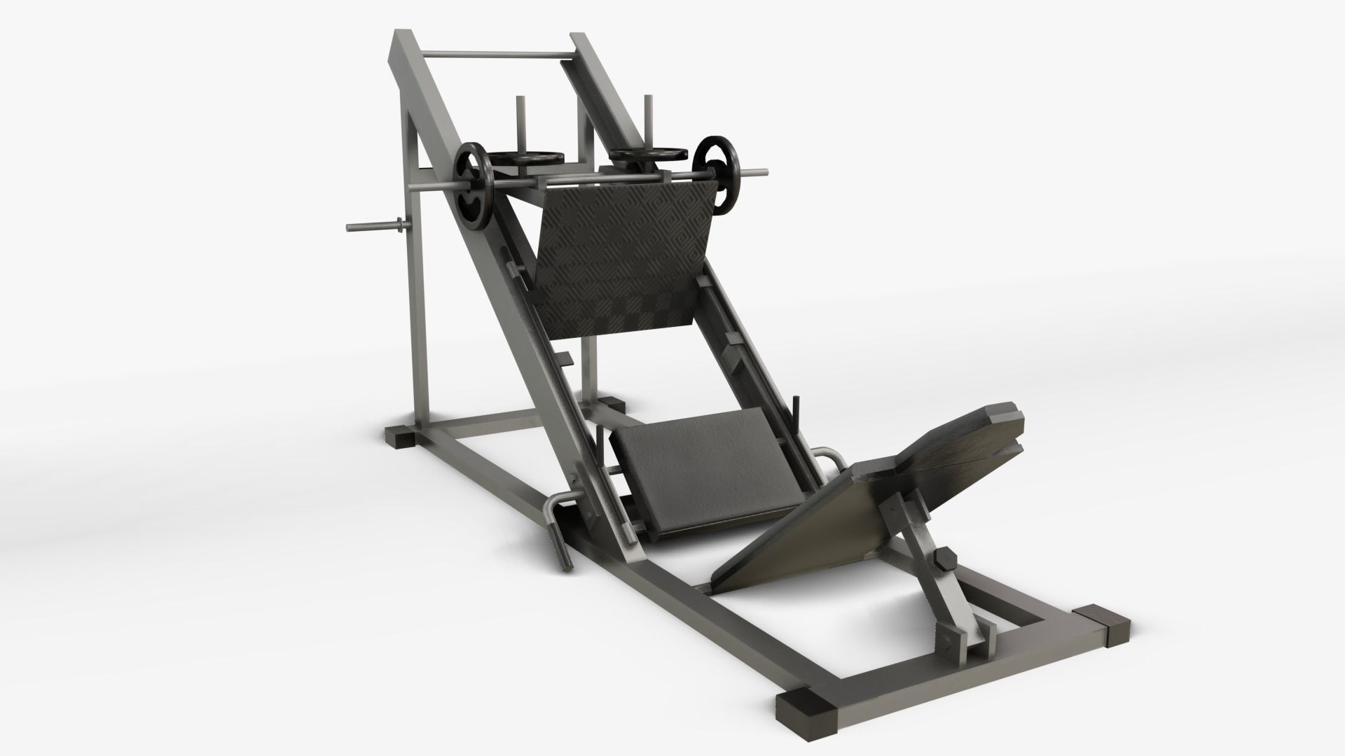 Gym Equipments Low-poly 3D model_28