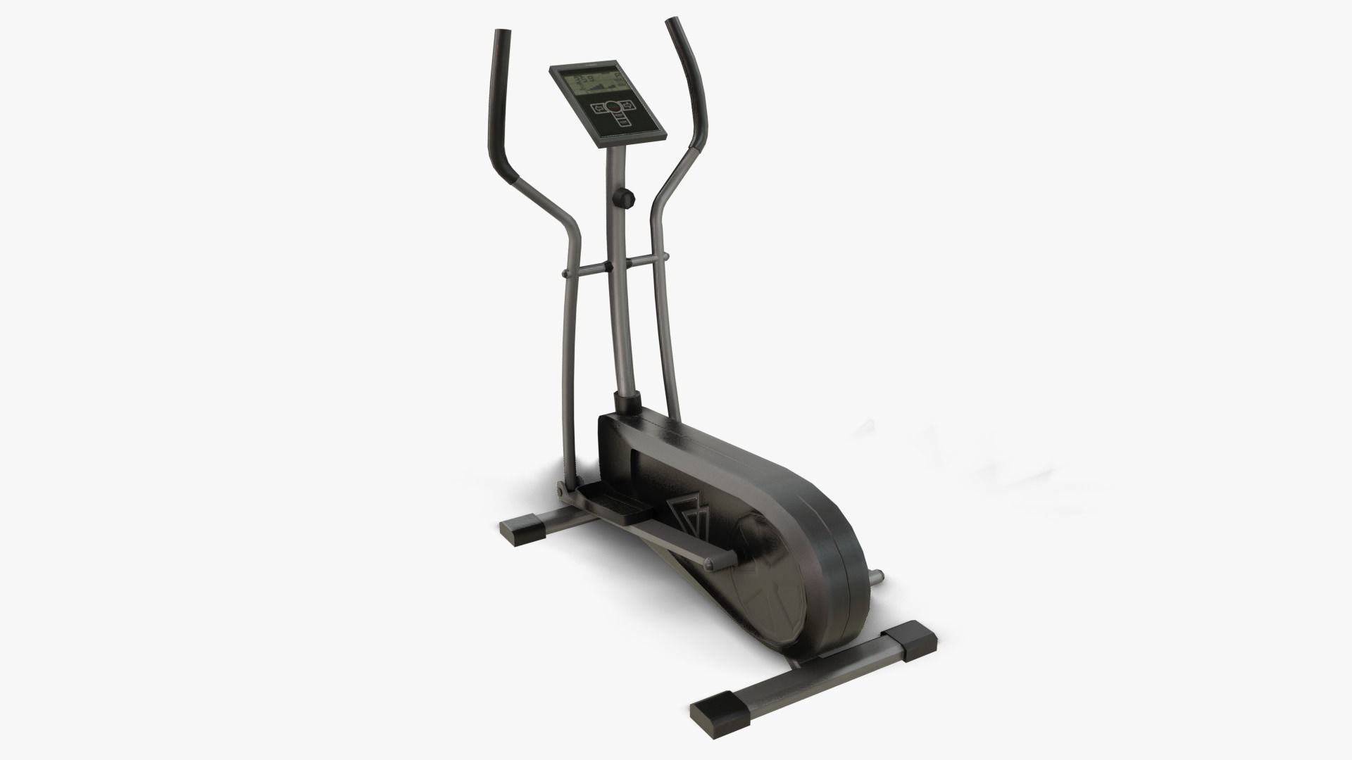 Gym Equipments Low-poly 3D model_5