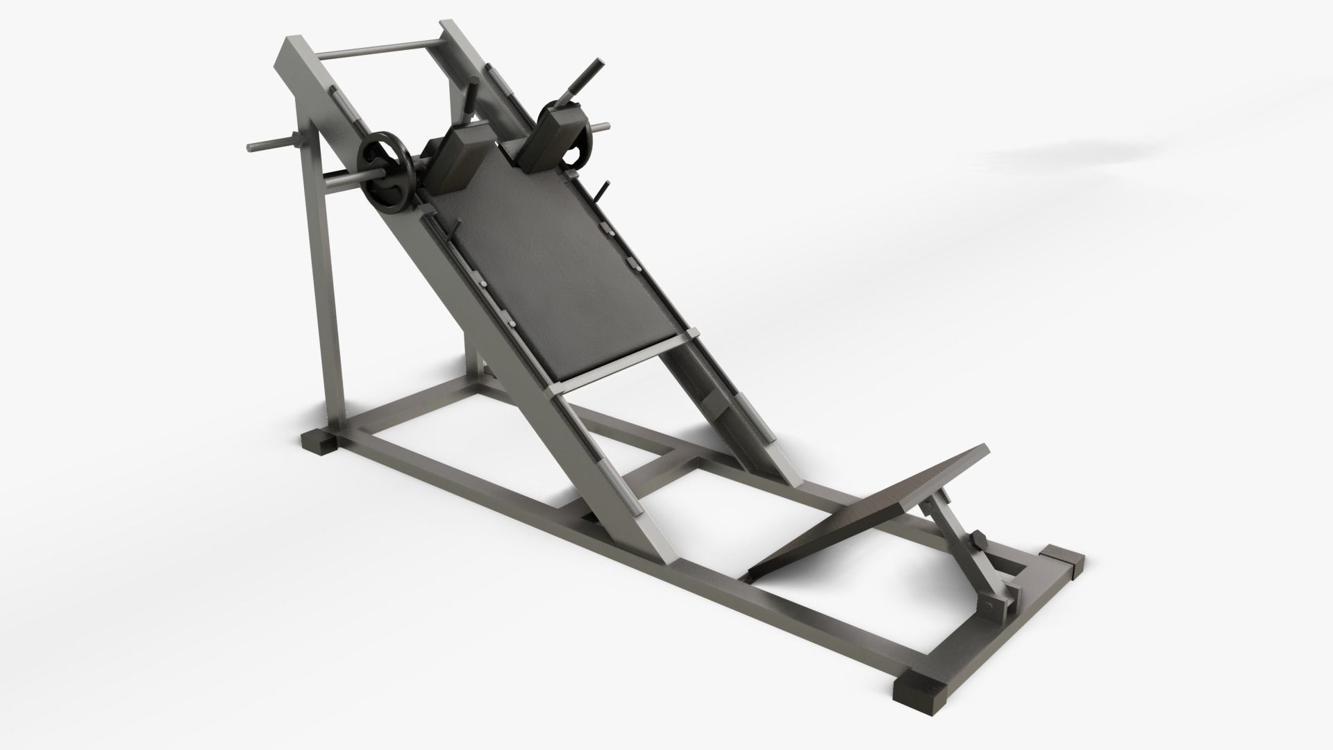 Gym Equipments Low-poly 3D model_30