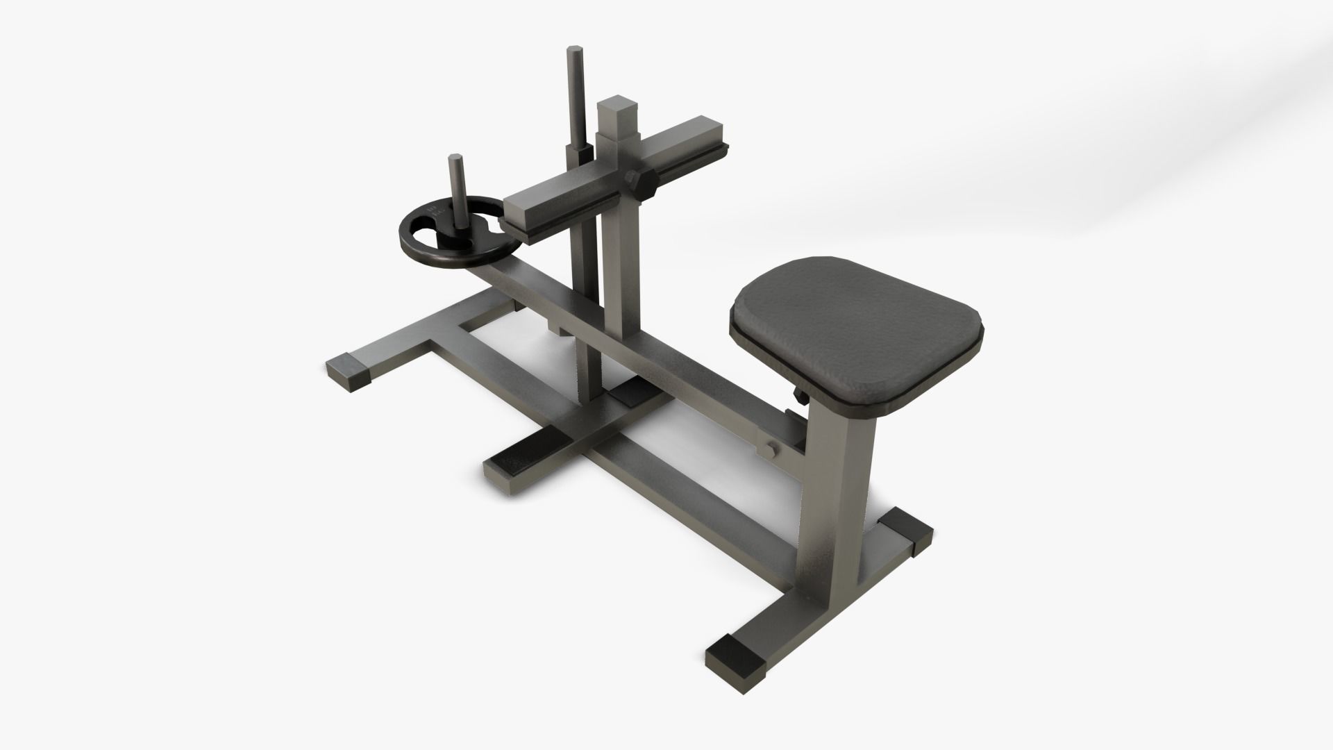 Gym Equipments Low-poly 3D model_27