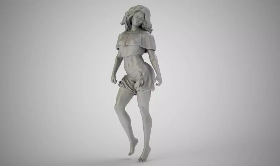 Lady At Home 3D print model_0