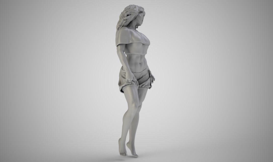 Lady At Home 3D print model_3