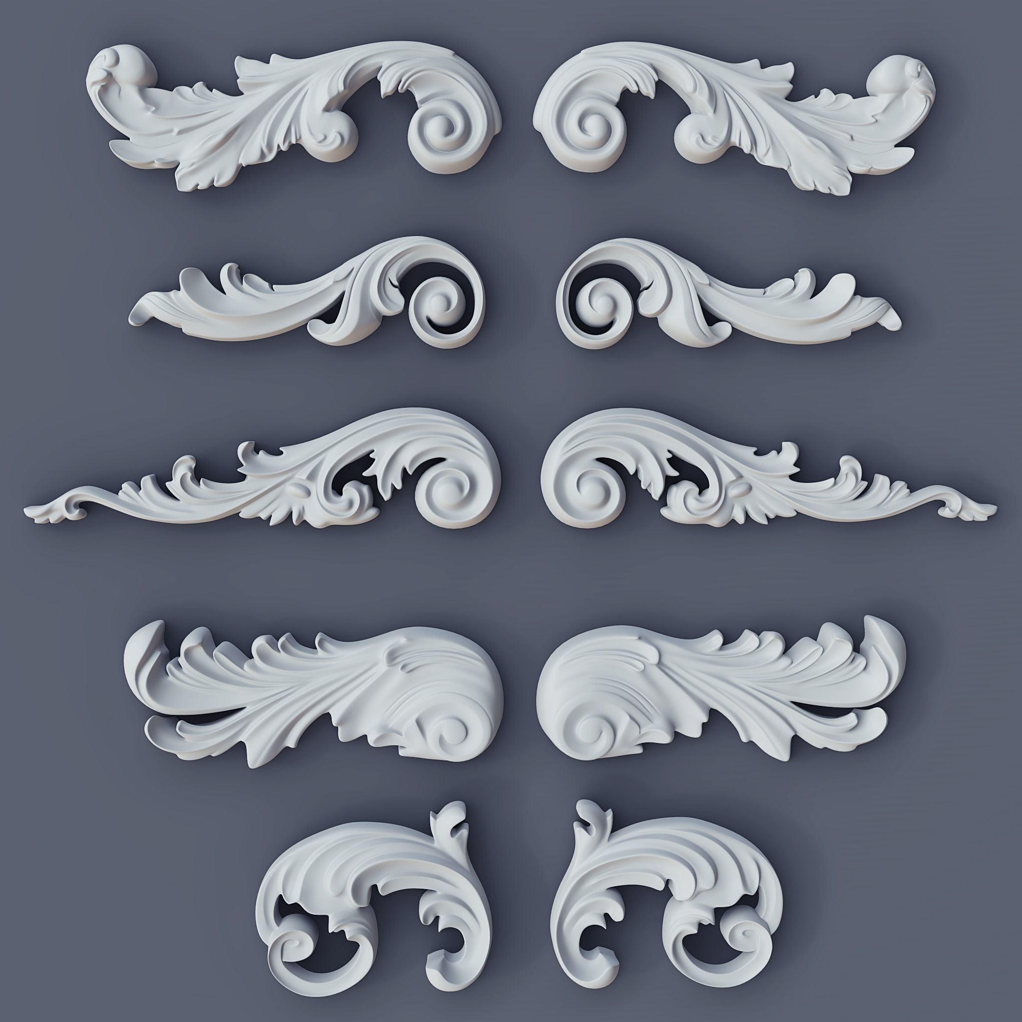 Baroque Volutes pack 2