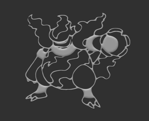 Pokemon Cookie cutters 3D print model_8