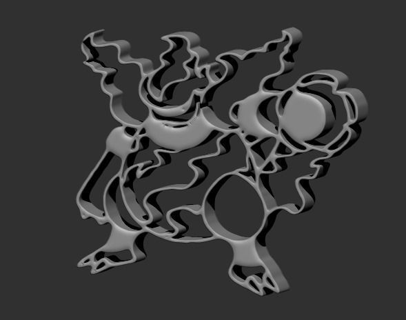 Pokemon Cookie cutters 3D print model_9