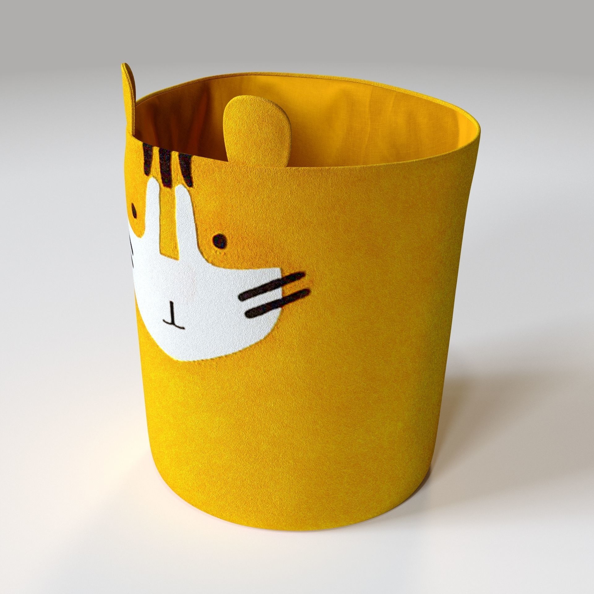 Crate and Barrel Tiger Storage Bin 3D CGTrader