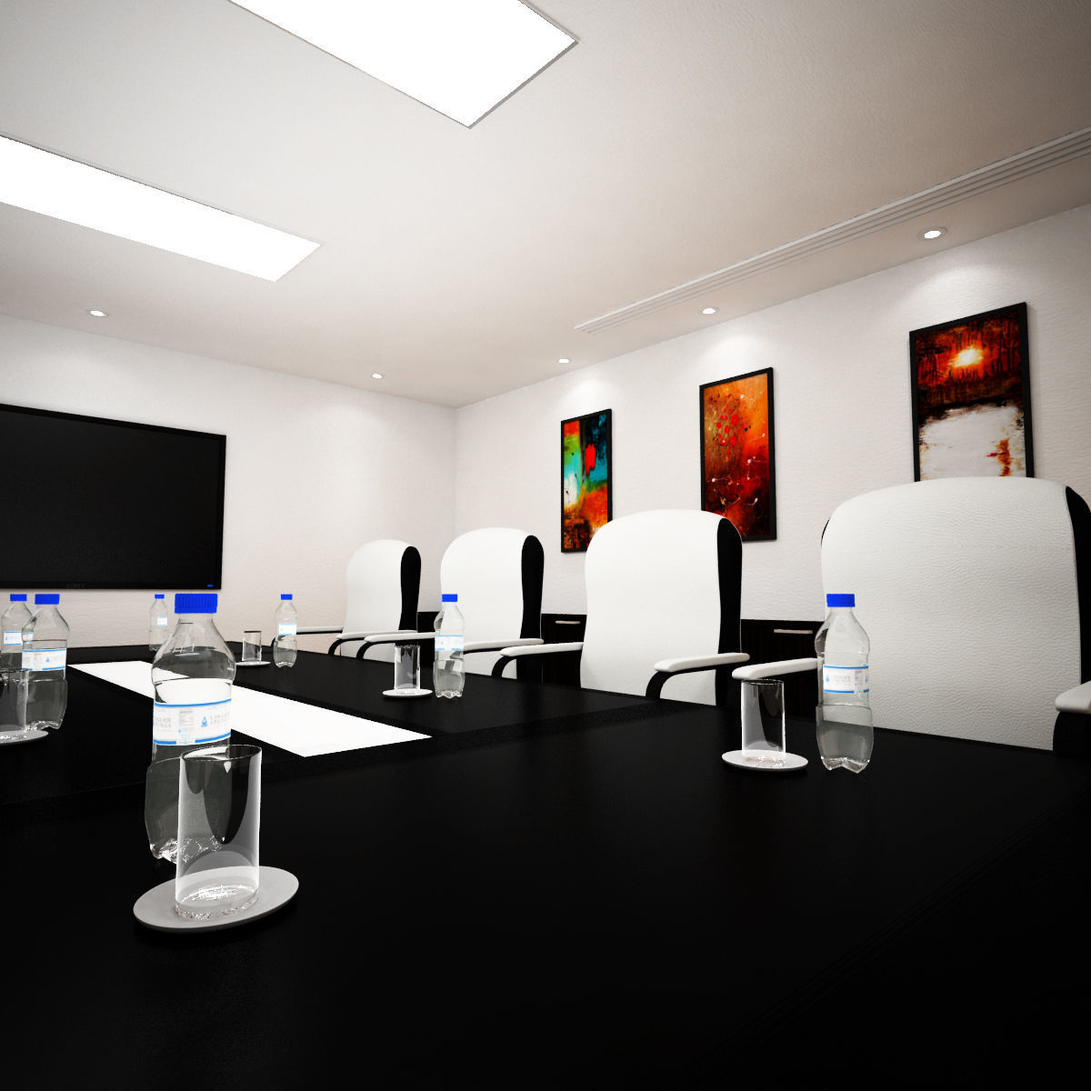 Conference room  3D model_2