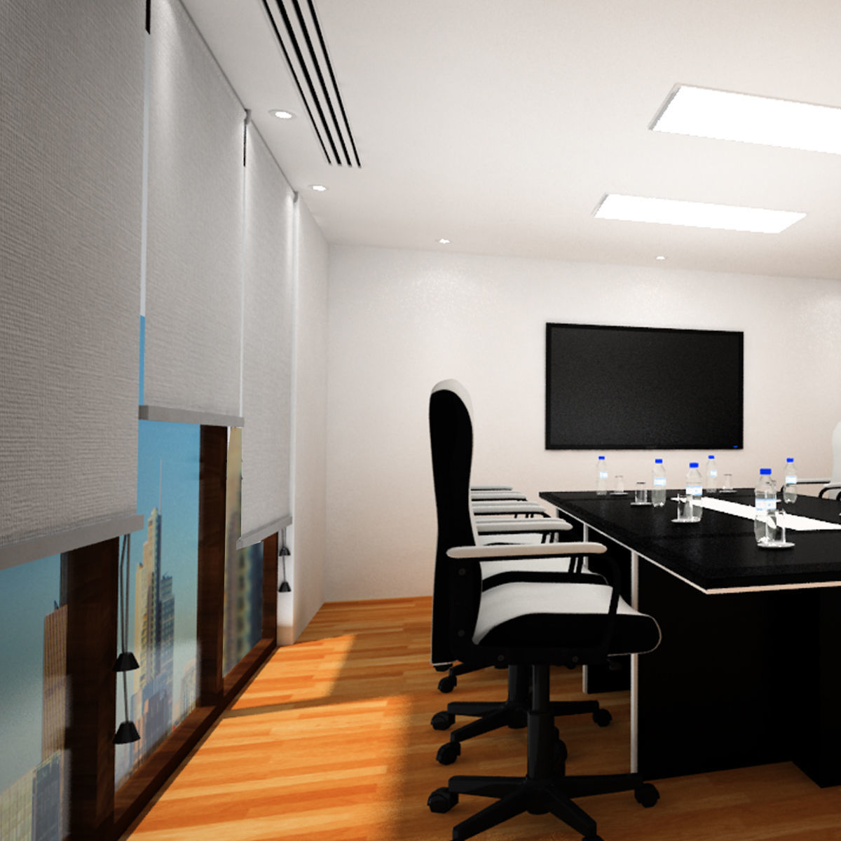 Conference room  3D model_3