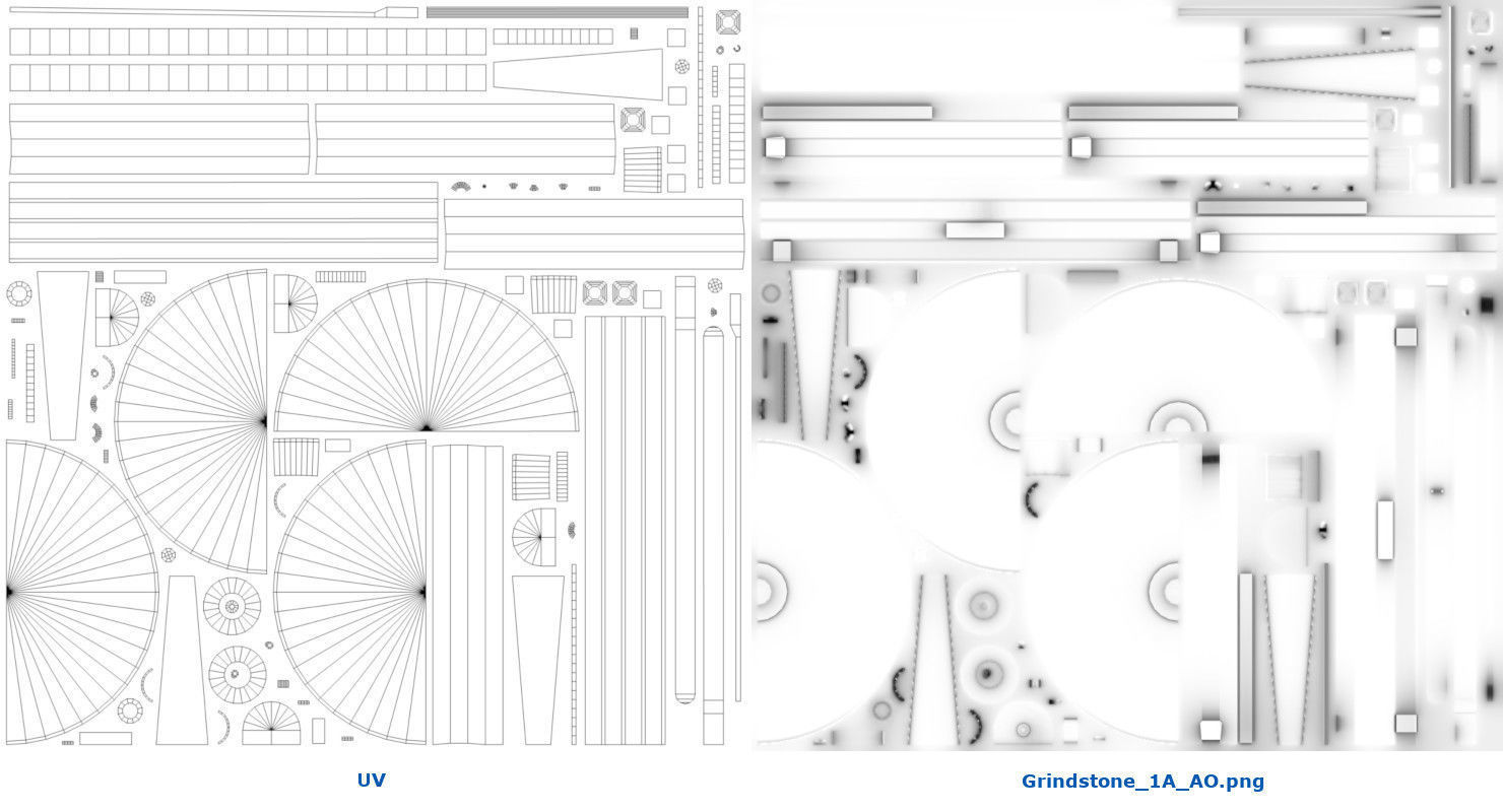 Grindstone 1A Low-poly 3D model_7