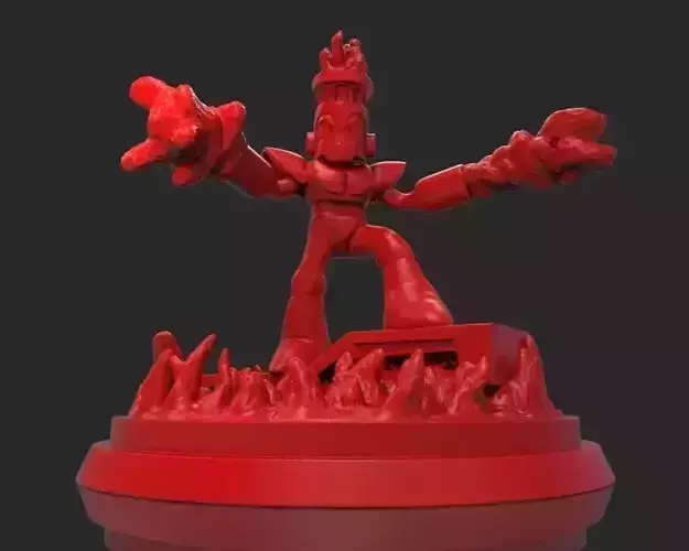Fireman Rockman Megaman 3D print model