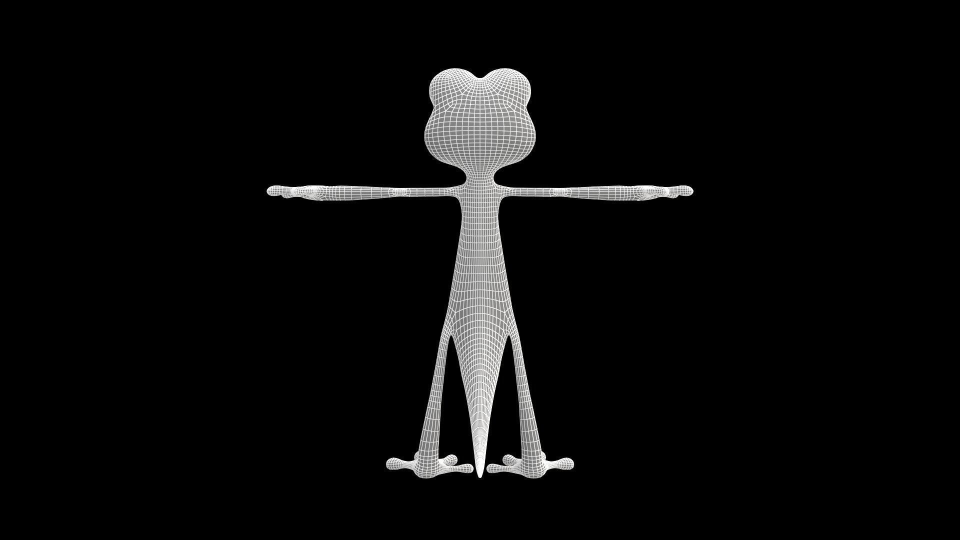 Asset - Cartoons - Character - Lizard - Hight Poly Low-poly 3D model_12