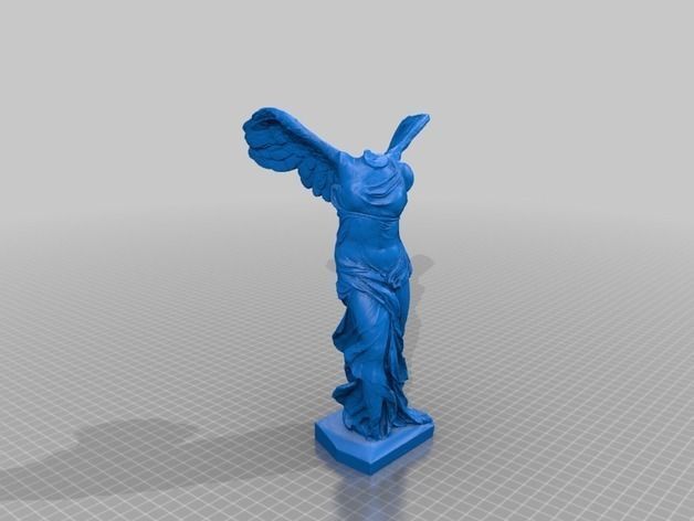 Winged Victory of Samothrace Free 3D print model_3