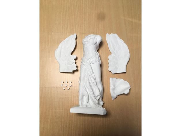 Winged Victory of Samothrace Free 3D print model_2
