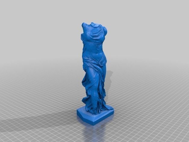 Winged Victory of Samothrace Free 3D print model_6