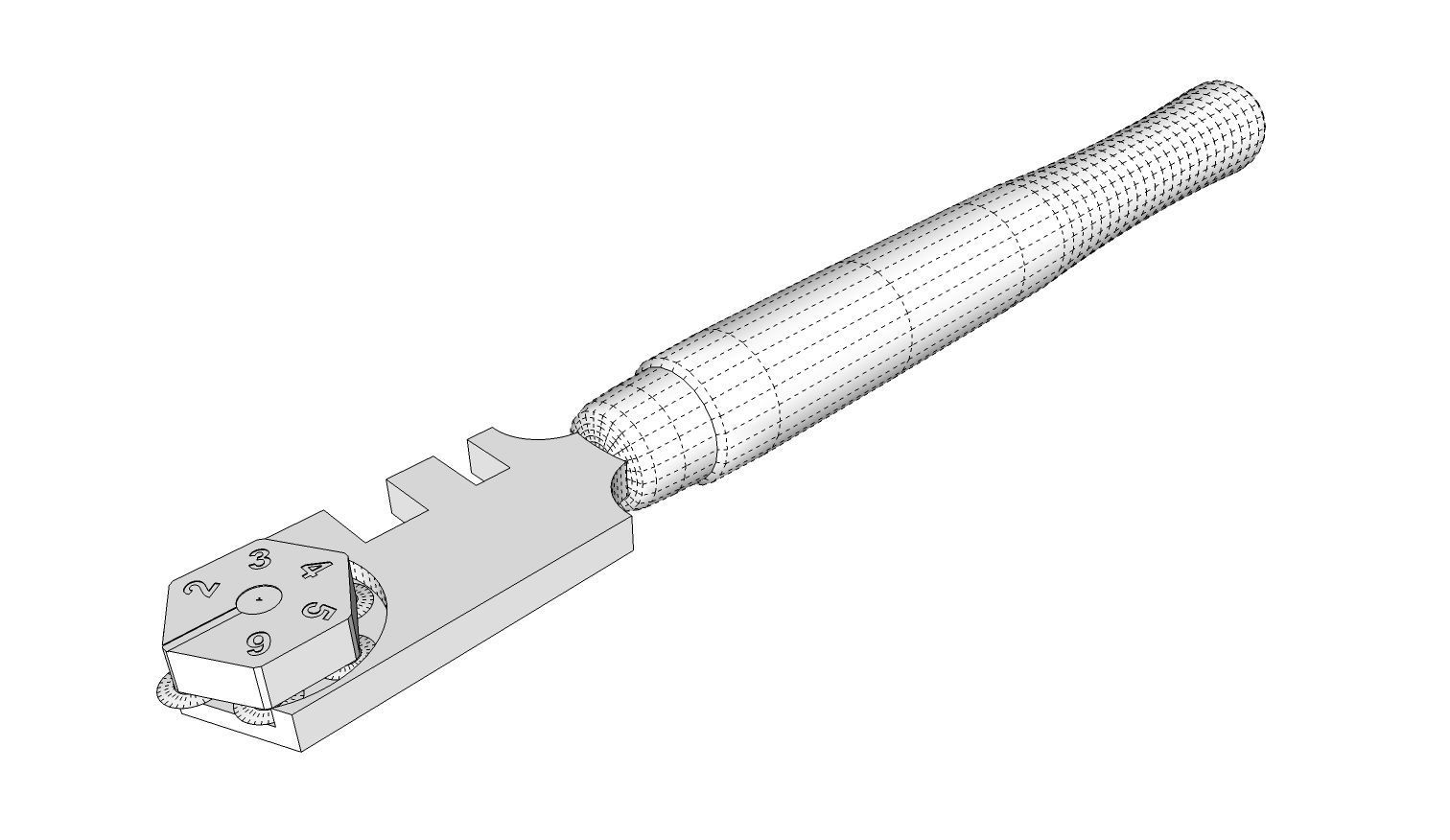 Glass Cutter 3D model_12