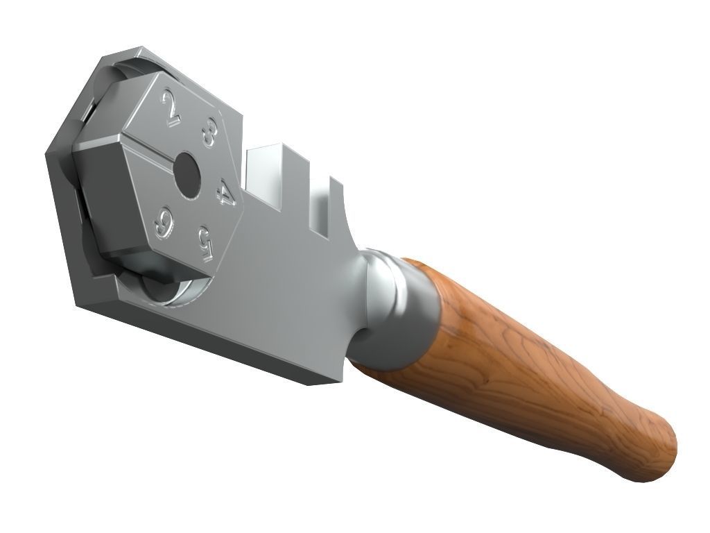 Glass Cutter 3D model_8
