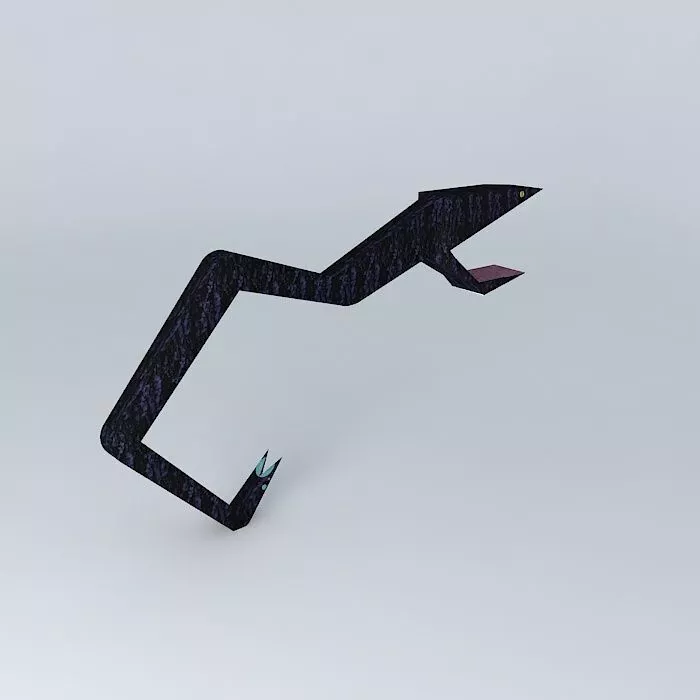 deep sea gulper eel Free 3D model