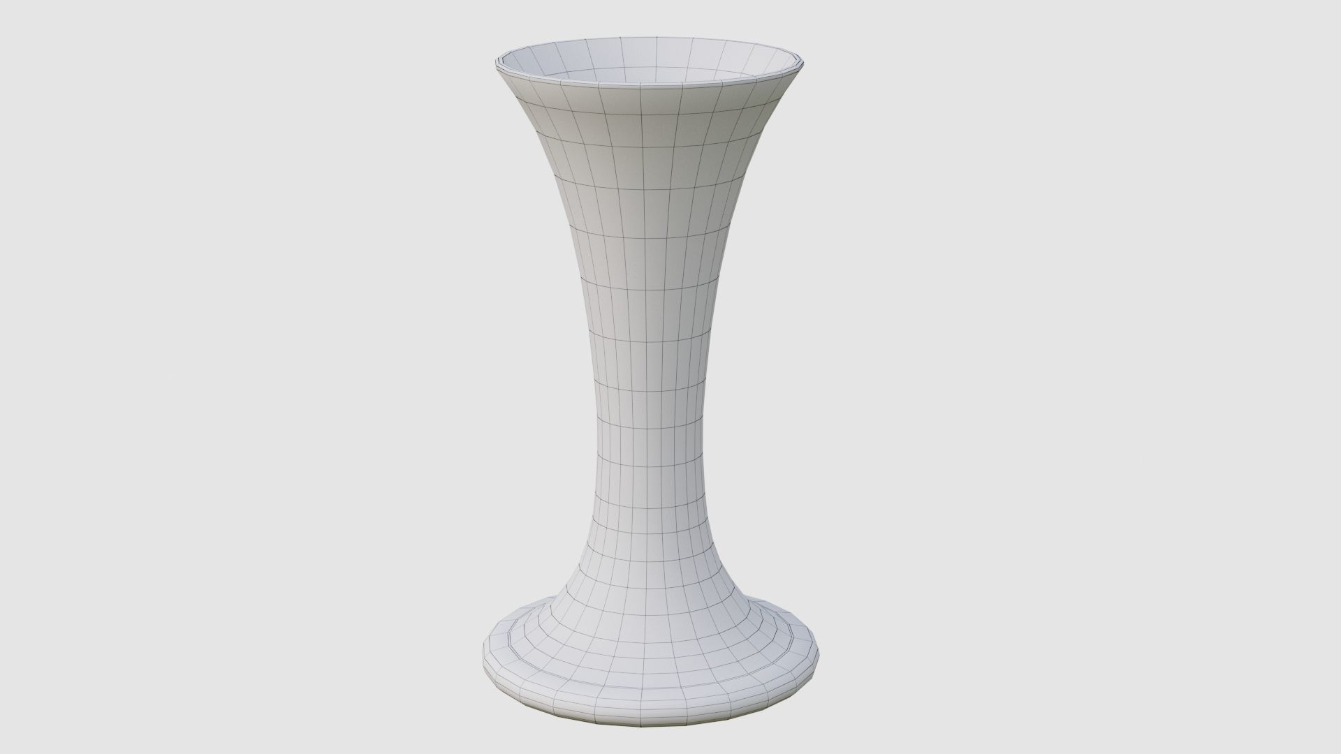 Vase and narcissus 3D model_14