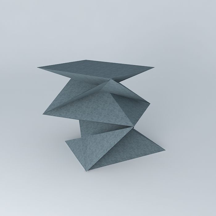 abstract statue Free 3D model_1