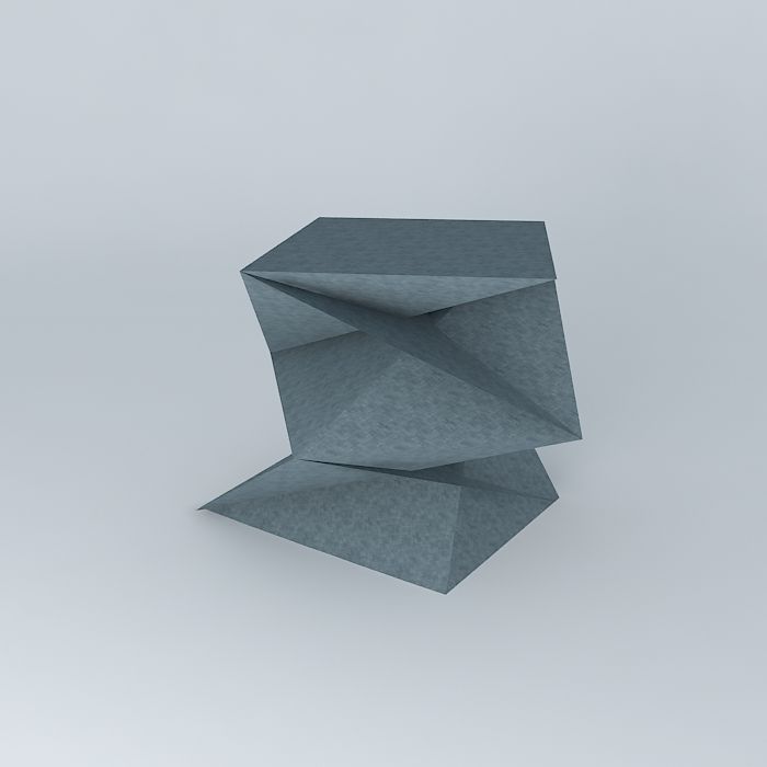 abstract statue Free 3D model_2