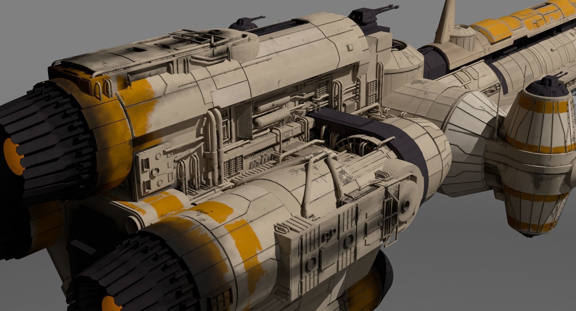 Hammerhead Corevette 3D model_1