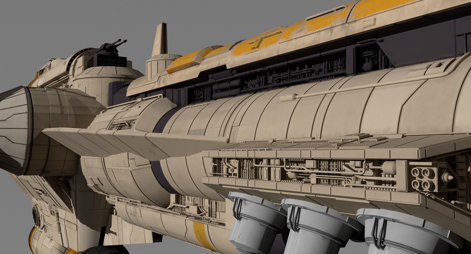 Hammerhead Corevette 3D model_2