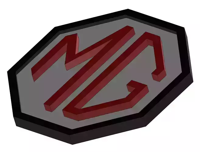 MG Logo Badge Plate