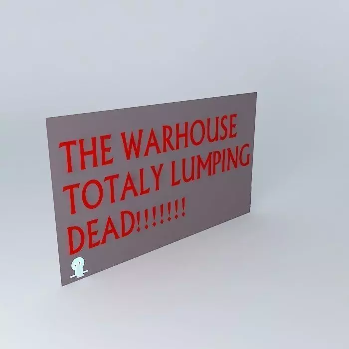 THE WARHOUSE IS TOTALLY LUMPING DEAD Free 3D model