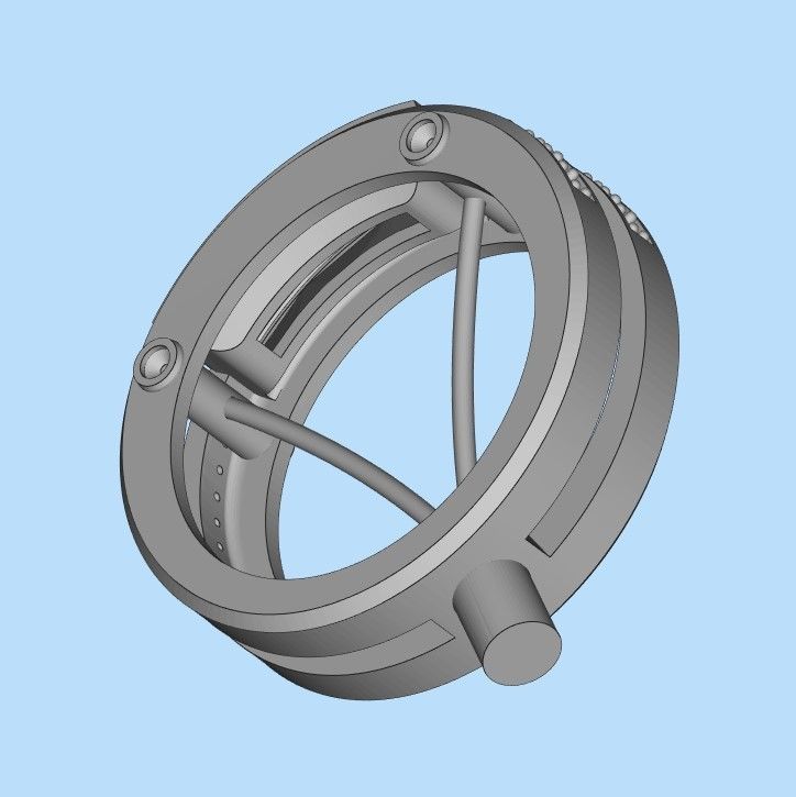 wedding engagement women  ring with gems and diamonds 3dm stl  3D print model_22